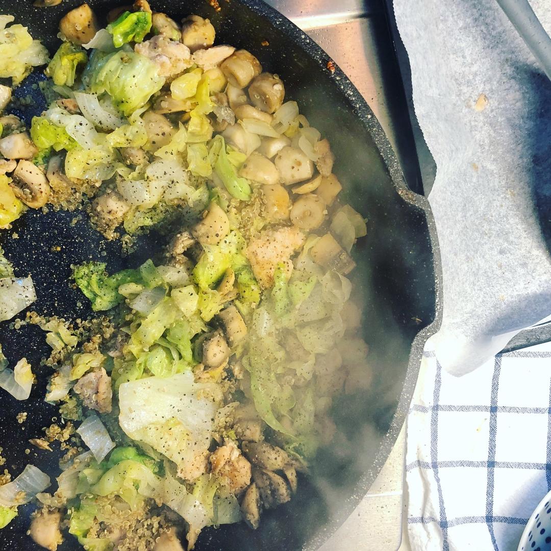 【健康三餐】藜麦三文鱼炒饭