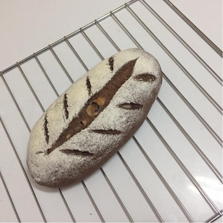 麻薯核桃夹心软欧包