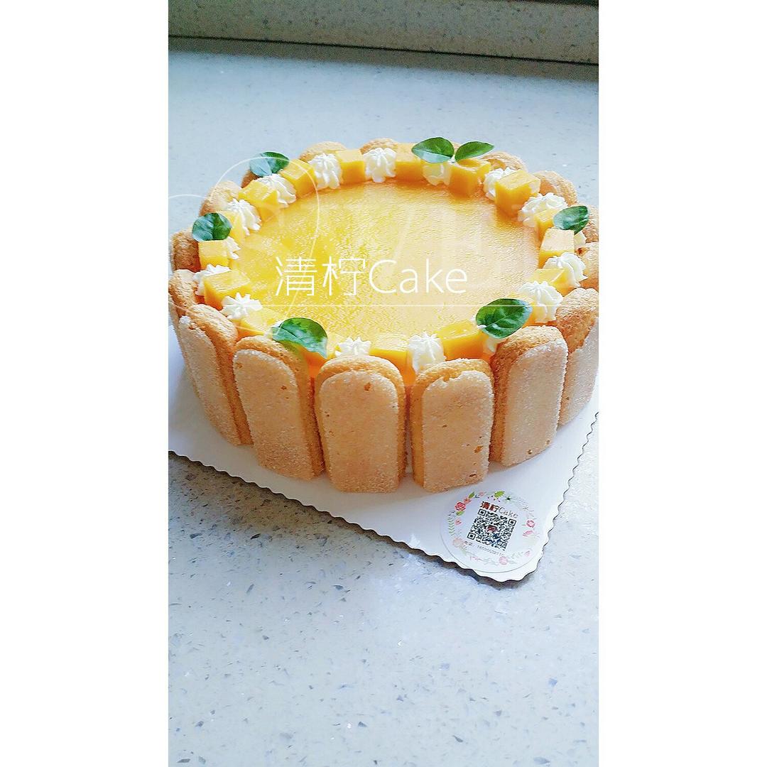 【视频】芒果慕斯（6寸） | 含镜面果胶配方