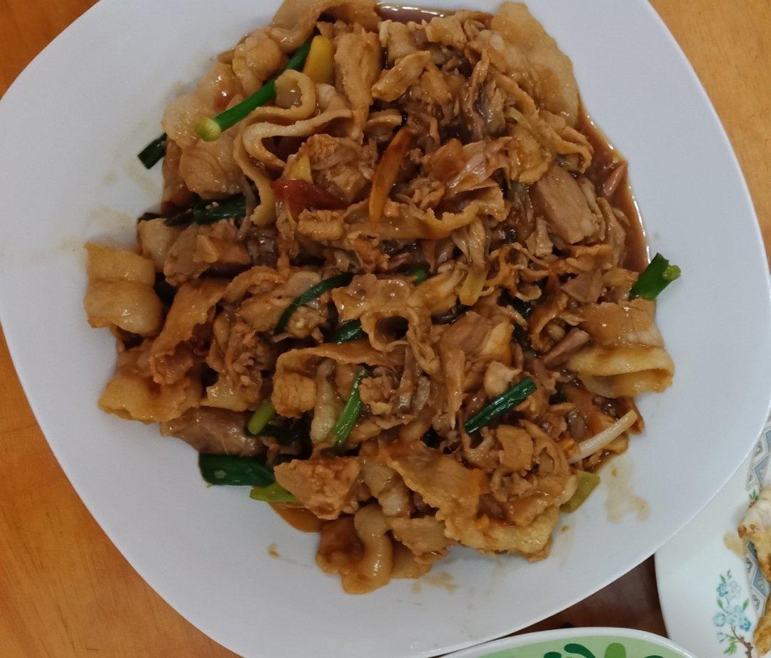 low燕萍做的【姜葱炒猪肉片】