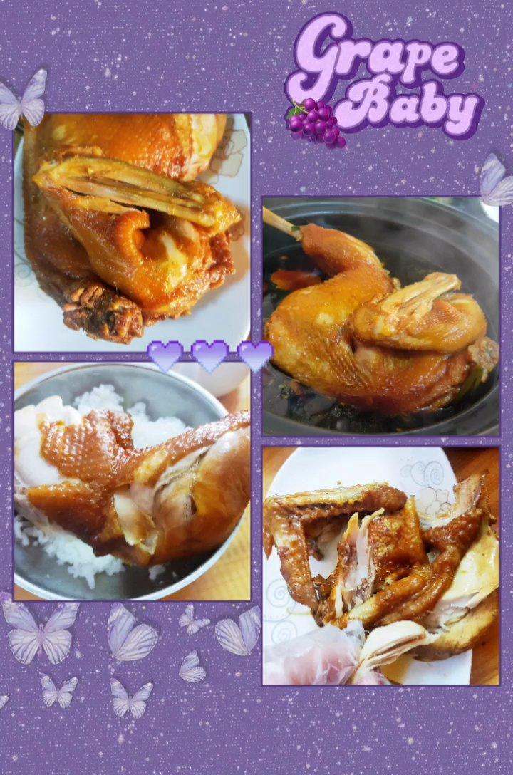 手撕嫩滑豉油鸡