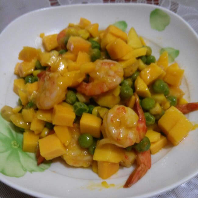 芒果酱炒虾