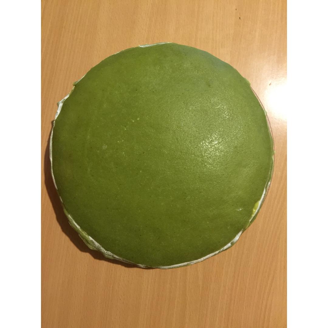 美味的煎蛋糕—抹茶千层蛋糕
