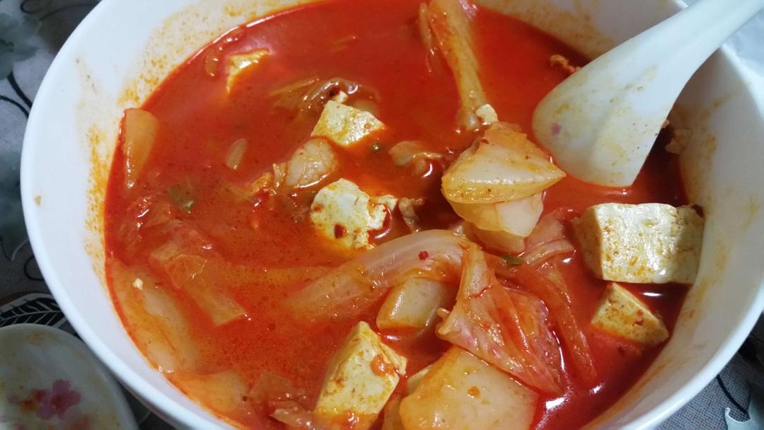 韩国泡菜豆腐汤