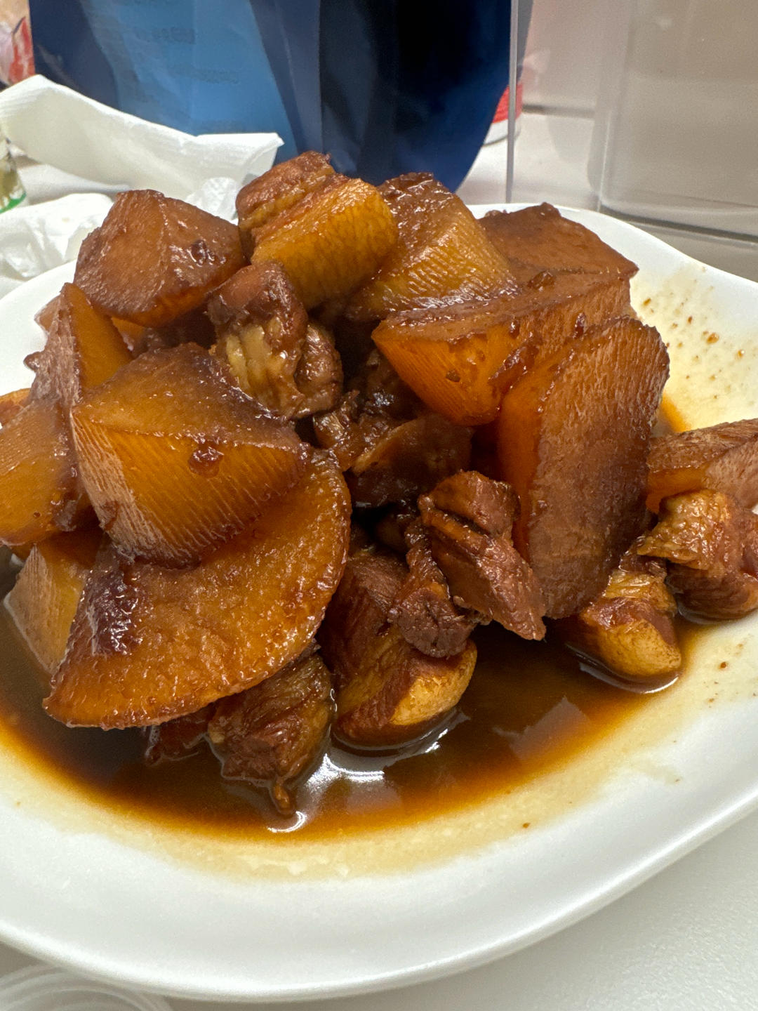 家常萝卜烧肉