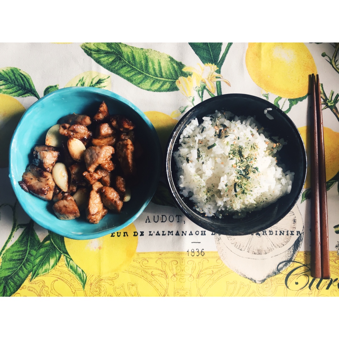香蒜孜然猪肉粒-解馋神器