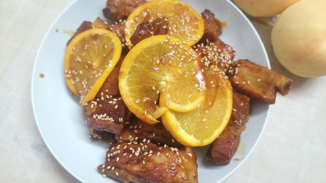 橙味排骨