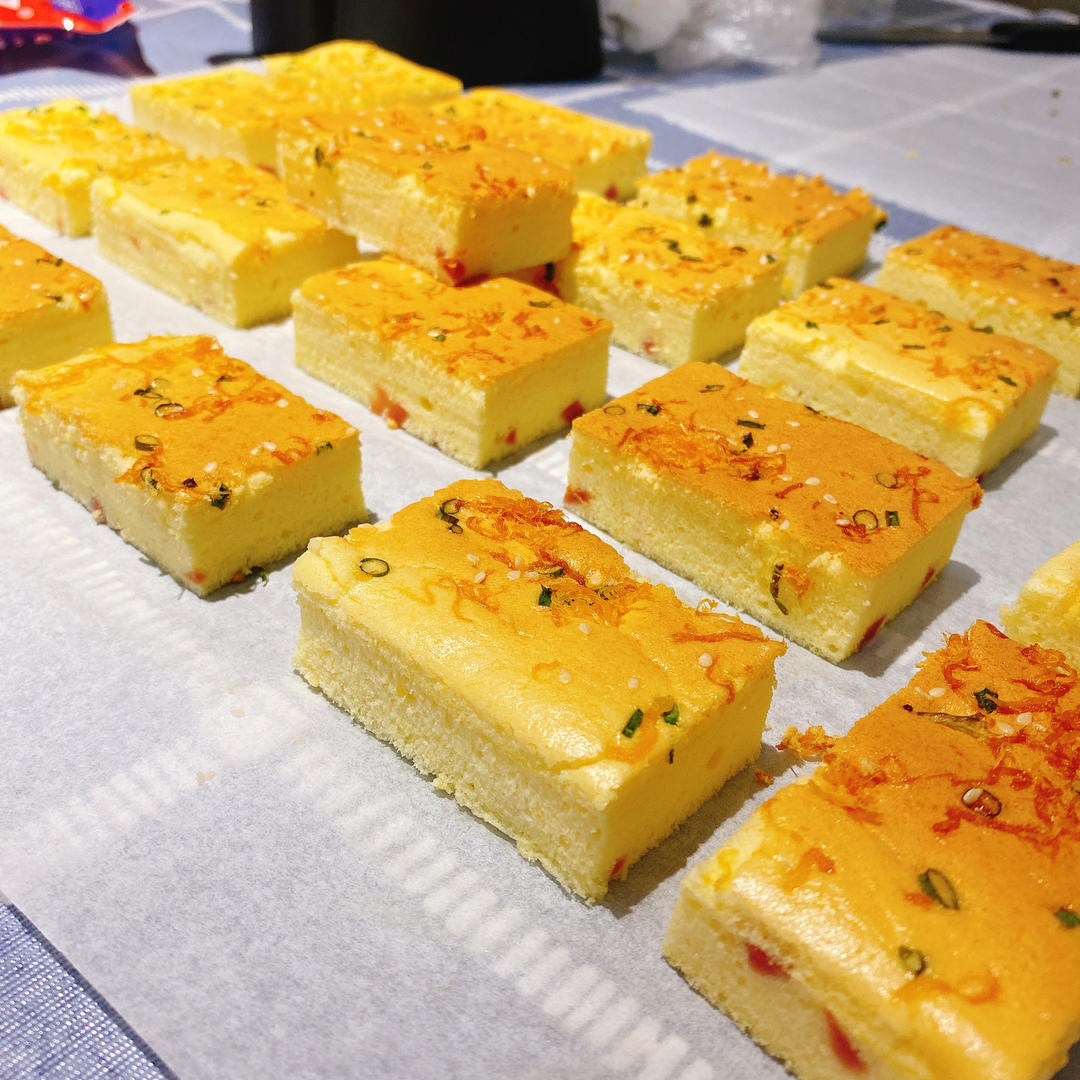 芝士夹心肉松蛋糕🍰