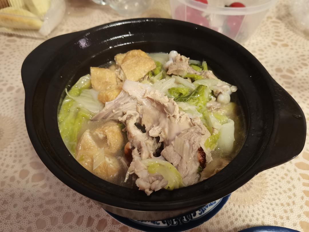 烤鸭架汤