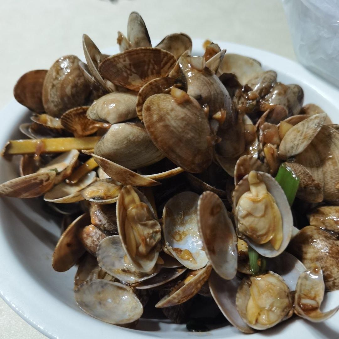爆炒花甲（保留鲜味，不焯水的做法）