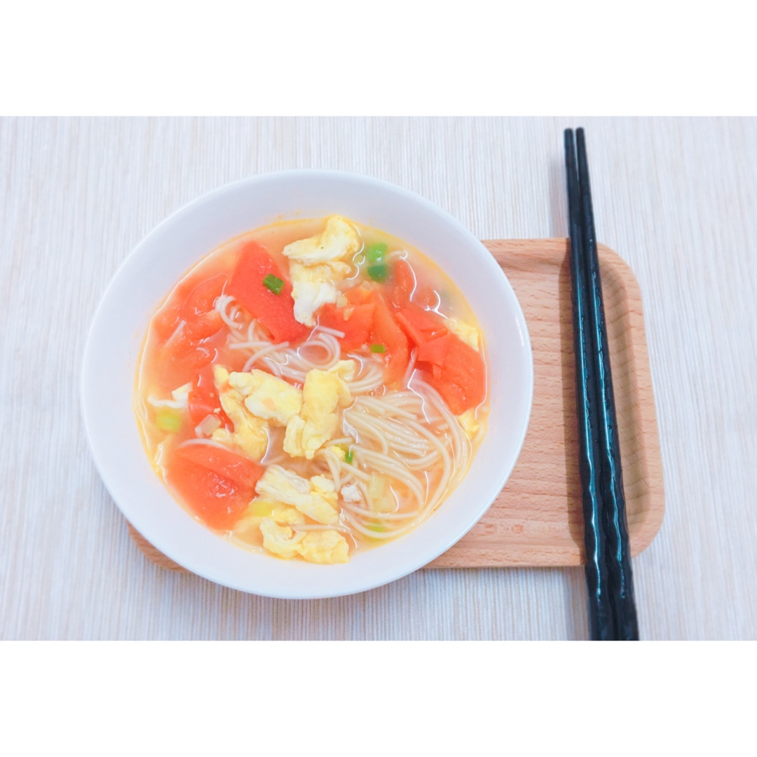 超级入味好吃的番茄鸡蛋面