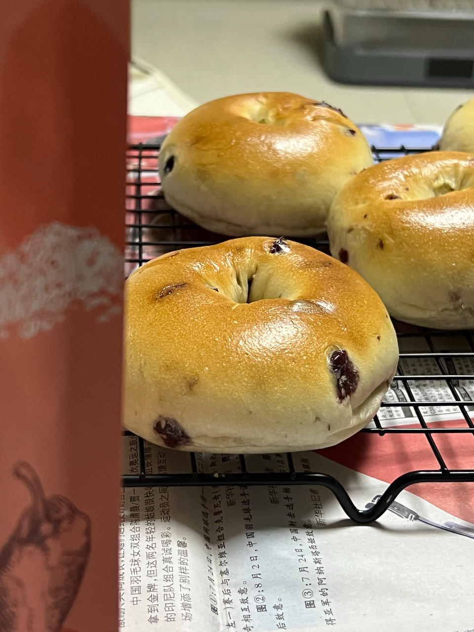 蔓越莓乳酪贝果