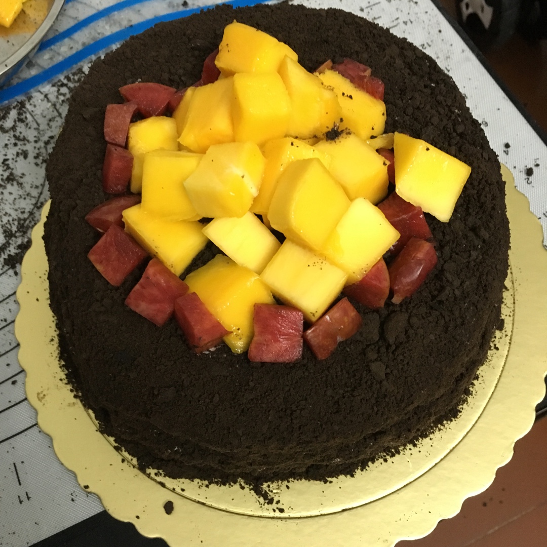 奥利奥水果奶油蛋糕