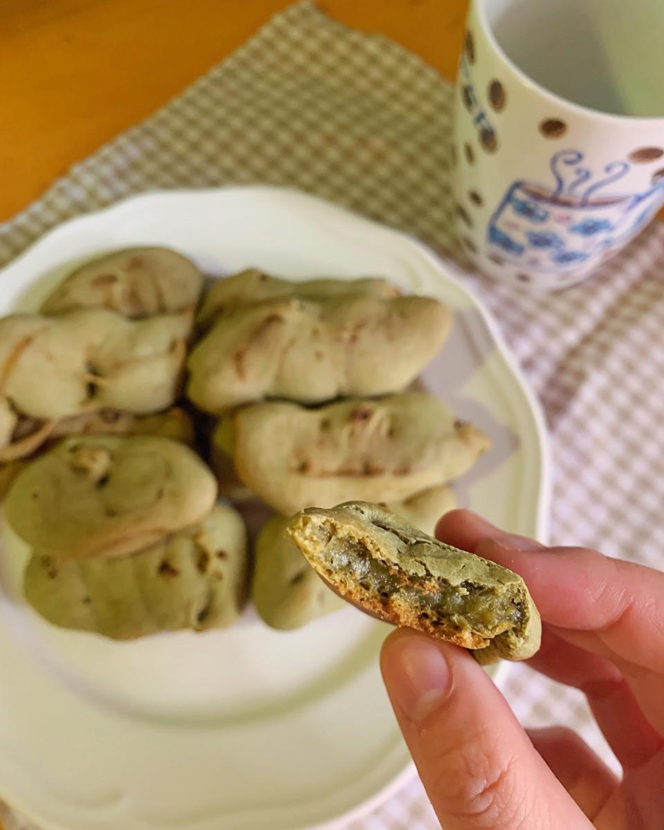 💕爆好吃的手指抹茶麻薯！糯米粉版～零失