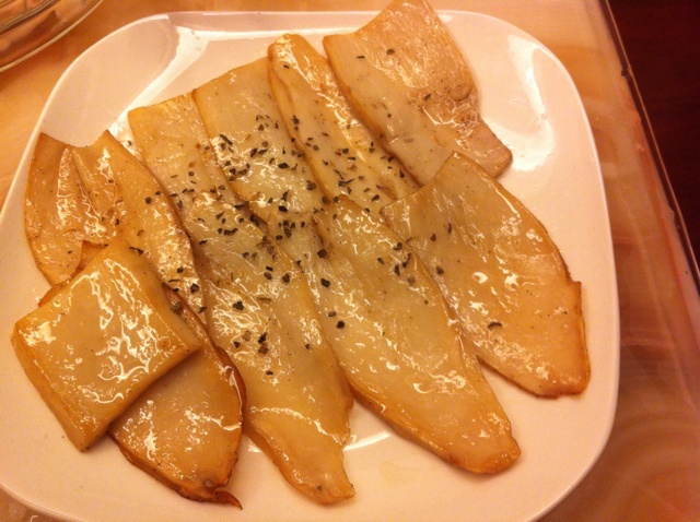 干煎杏鲍菇
