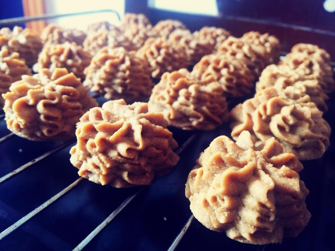 (珍妮曲奇+网红曲奇)咖啡小花配方/烘焙视频饼干篇2