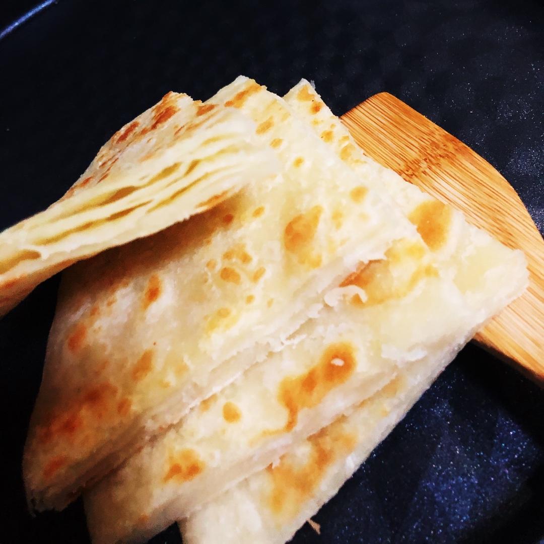 层次分明薄如蝉翼的家常基础烙饼