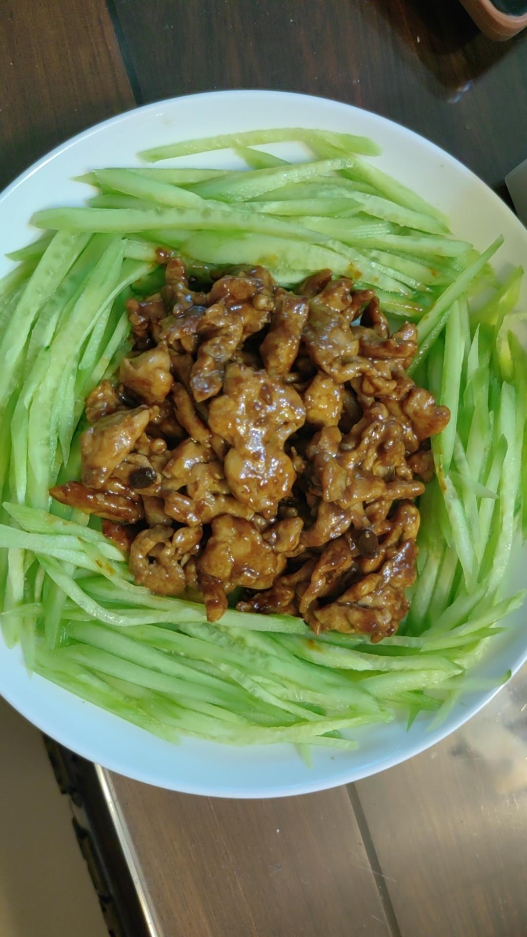 京酱肉丝（鸡胸版）