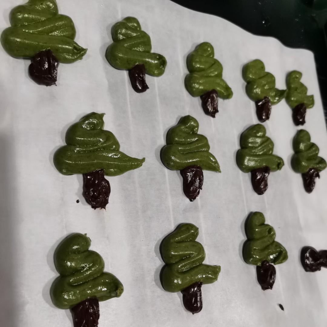 玉米油版本「圣诞树🎄曲奇」无黄油