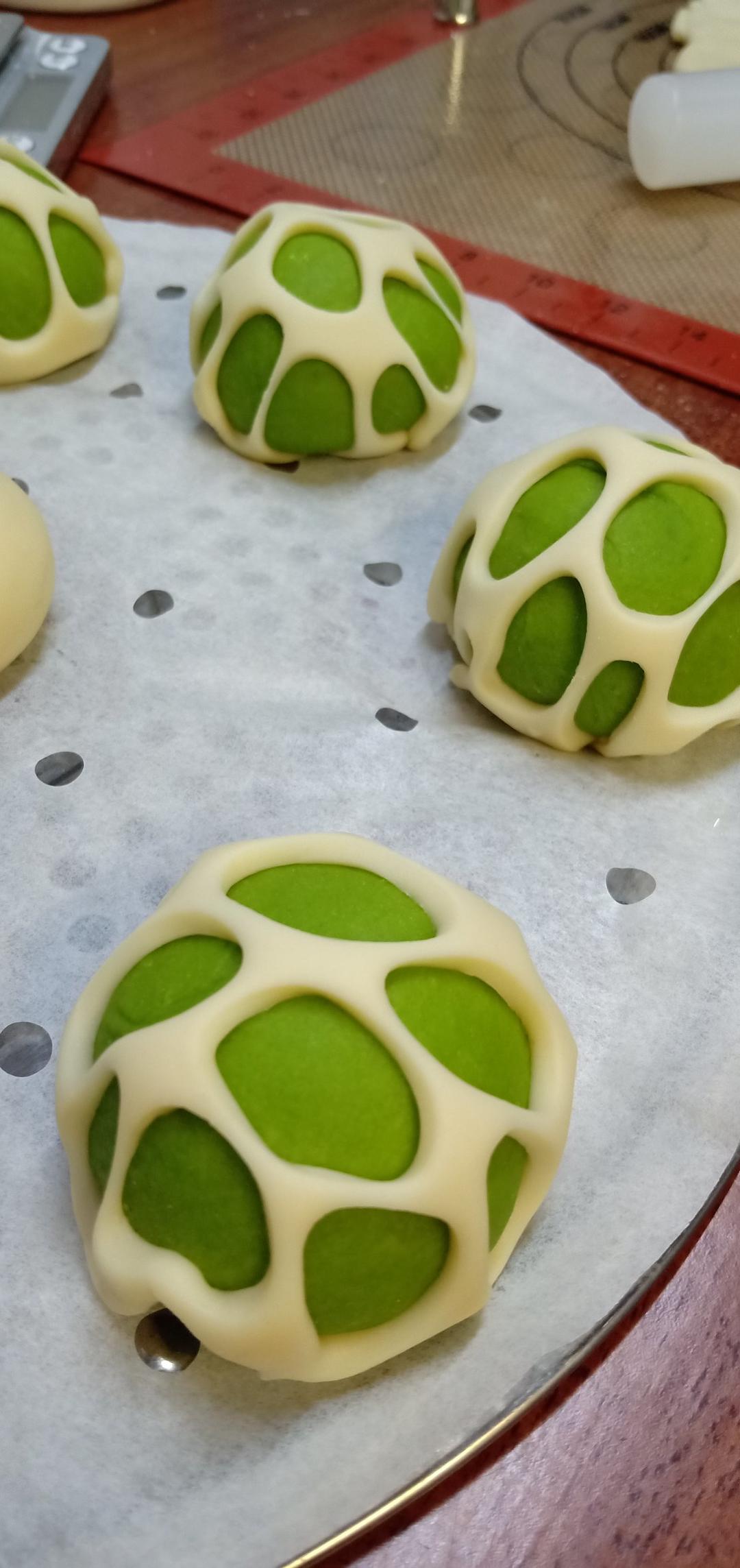 网纹包子、馒头