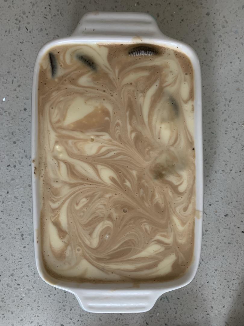 摩卡大理石冻芝士蛋糕