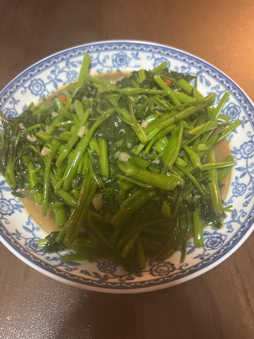 【泰式】虾酱空心菜