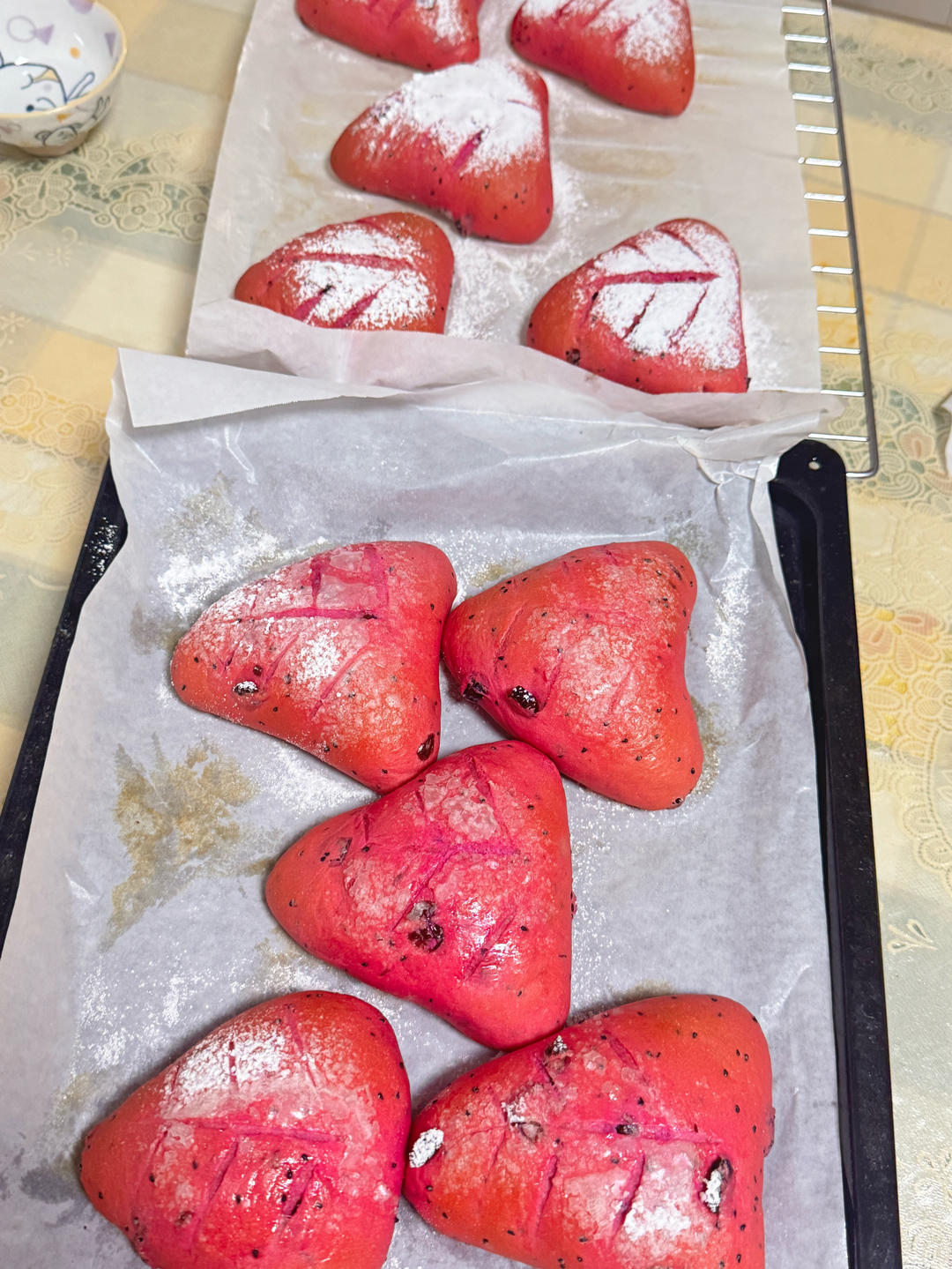 火龙果乳酪软欧