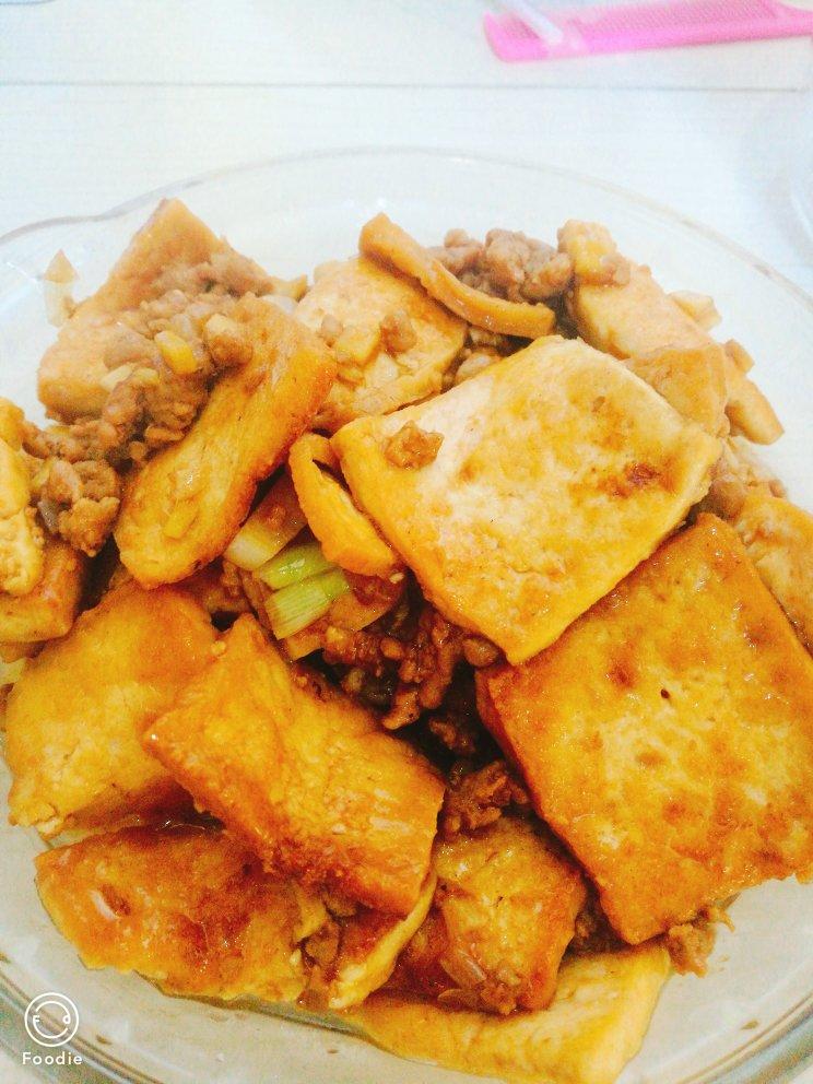 肉末烧豆腐