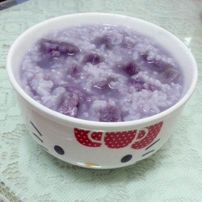 紫薯大米粥