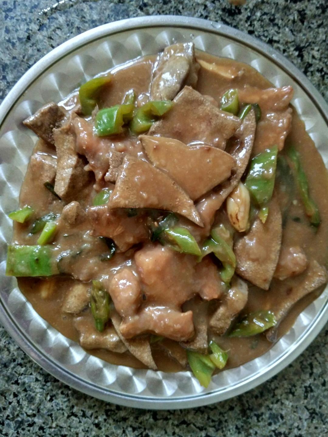 嫩炒猪肝