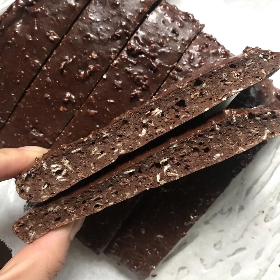 摩卡巧克力蛋白棒（免烤版与烘烤版）