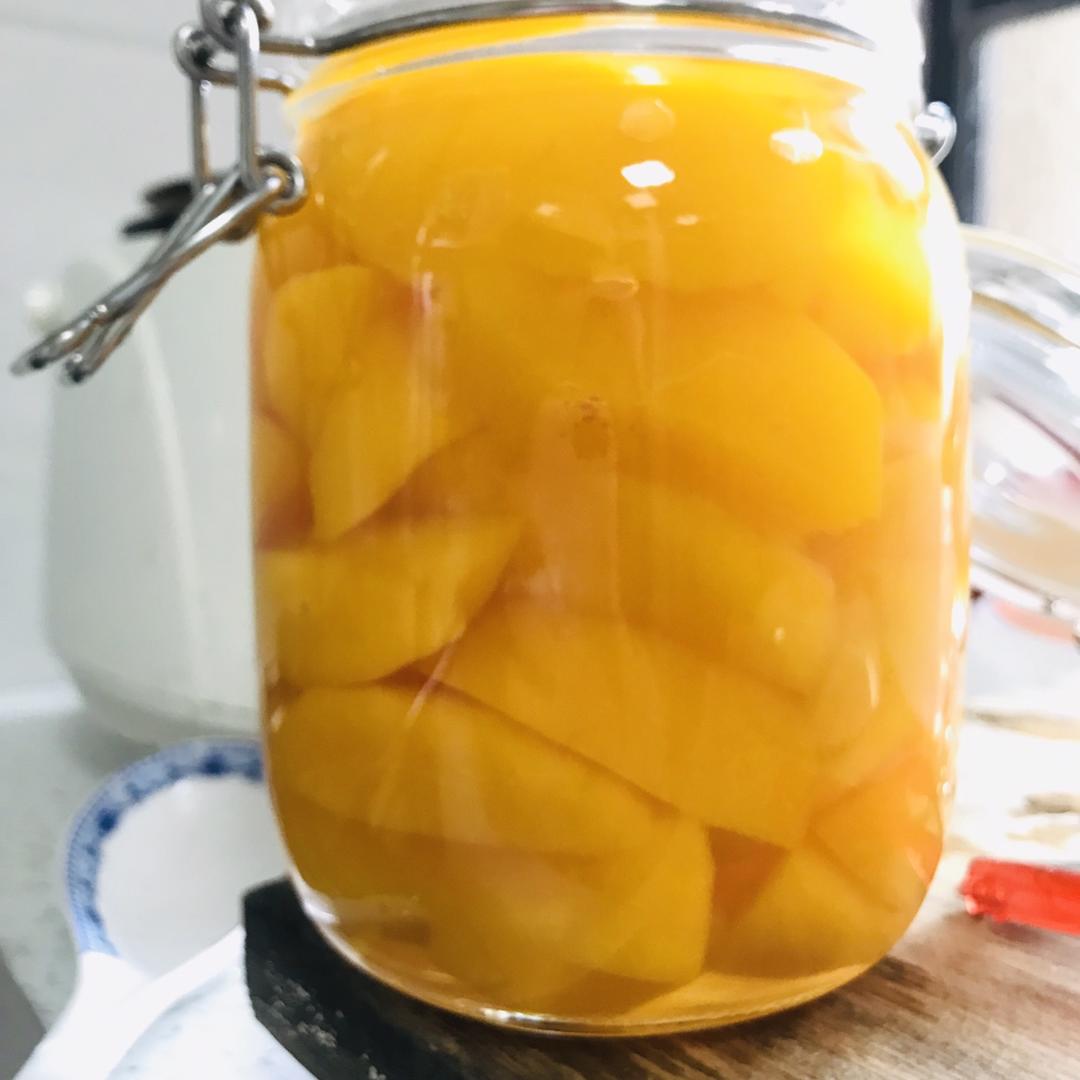 冰糖黄桃罐头（附常温保存方法）