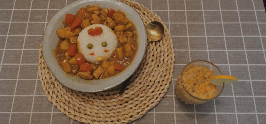 咖喱鸡肉饭