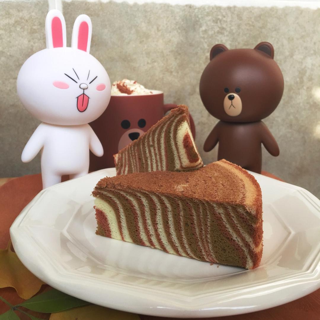 “老公”炫彩戚风蛋糕