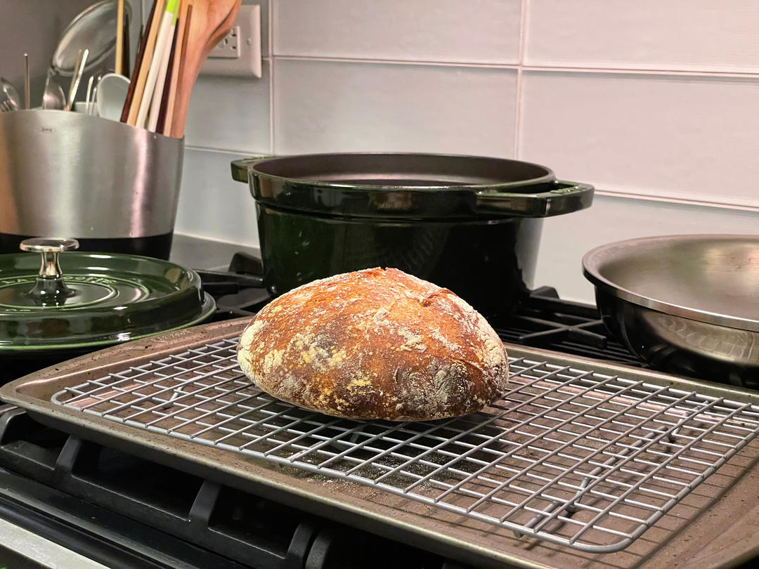 硬核干货丨做一次需要24小时，免揉面的酸面包 Sourdough！