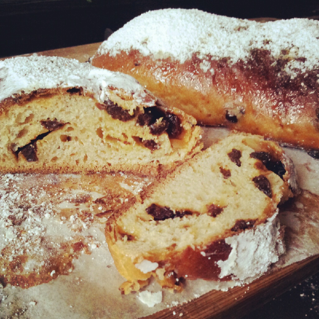 shirley糊田田做的德式圣诞面包史多伦