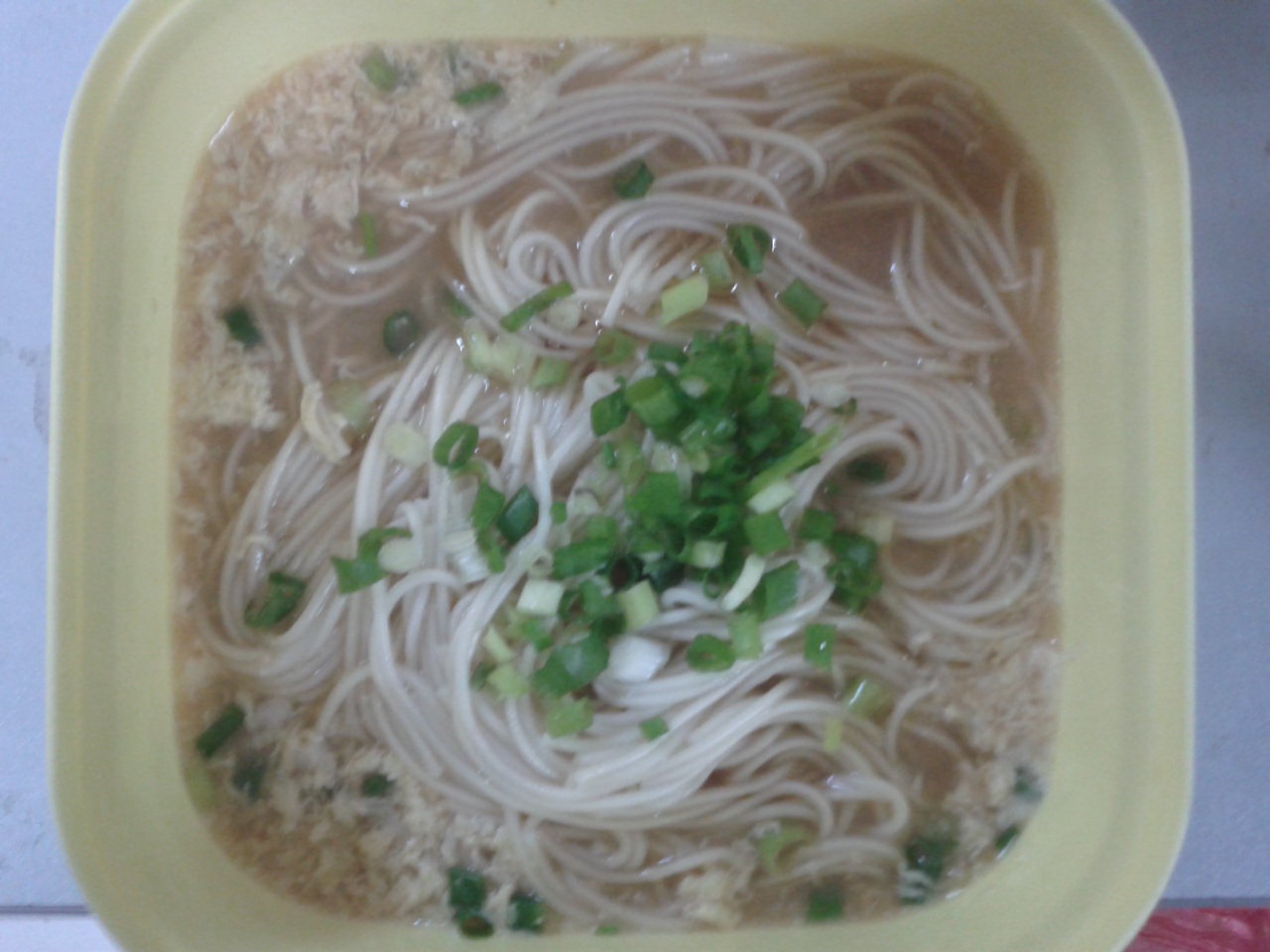 小葱麻油酱油面