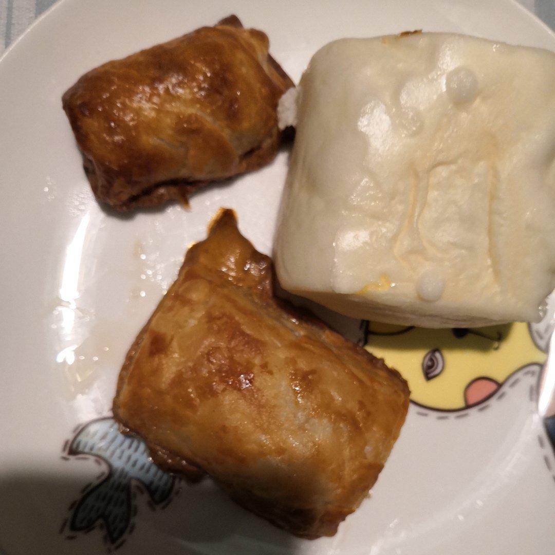 快手早餐培根卷（手抓饼版）