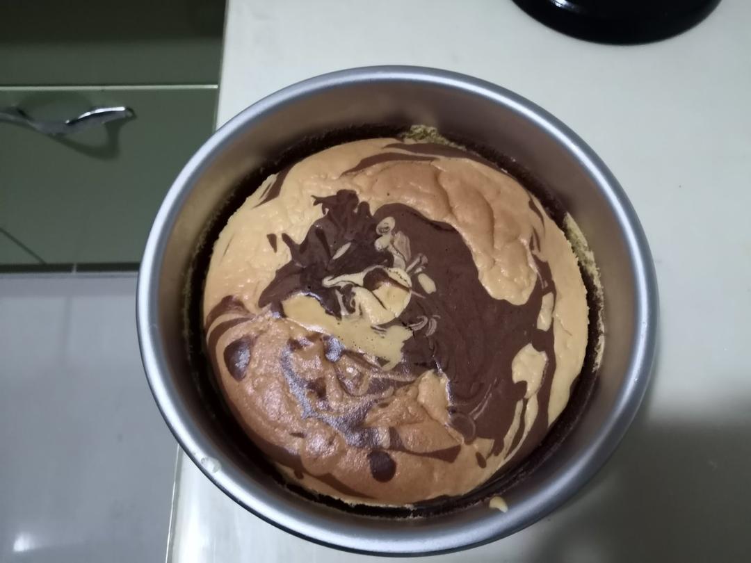 可可味——斑马纹戚风蛋糕