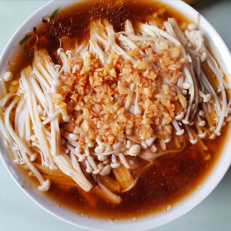 超美味快手蒜蓉金针菇