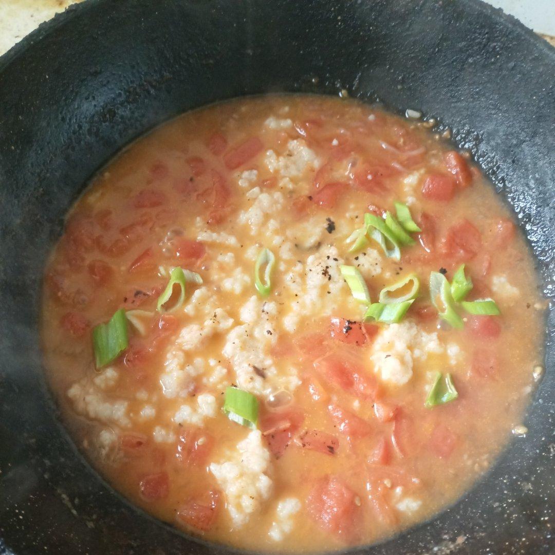 火爆餐厅的番茄虾滑粉丝煲，鲜香美味又下饭