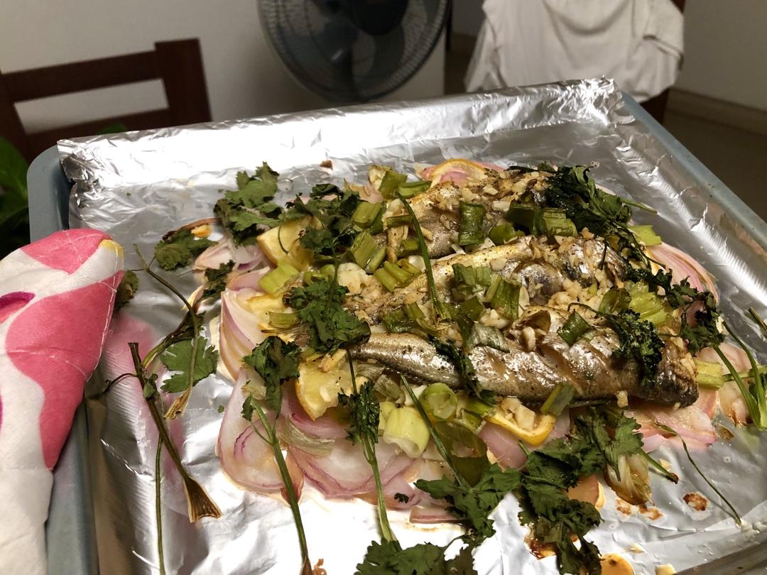 烤箱版烤小黄鱼