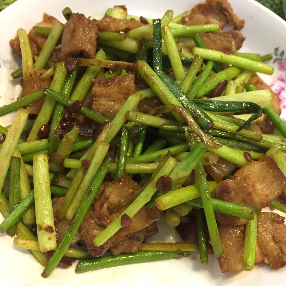 蒜薹炒肉丝