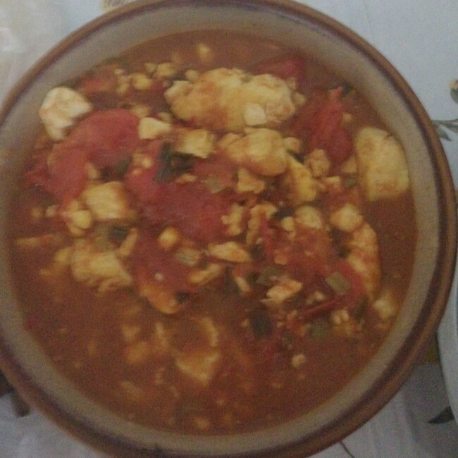 西红柿烧豆腐