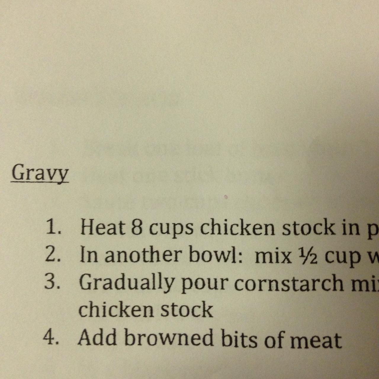 Gravy的做法