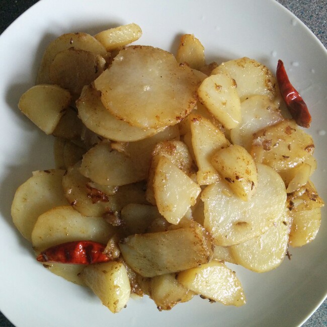 朴素的土豆片