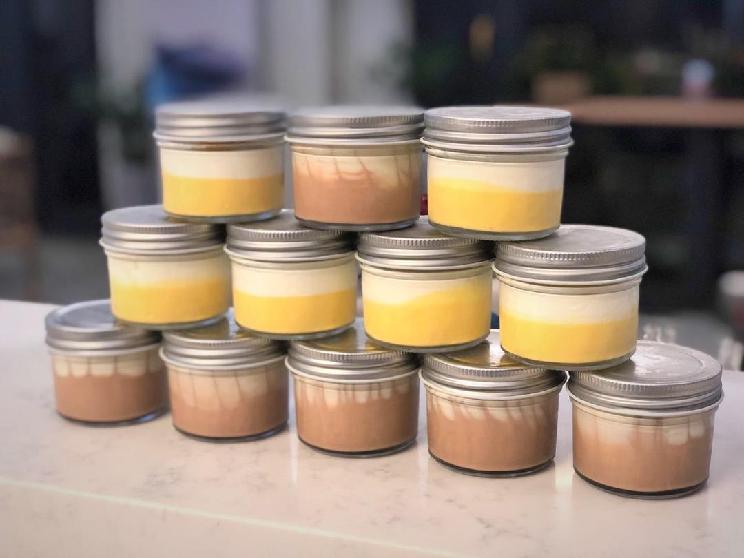 黄金芒果椰奶冻