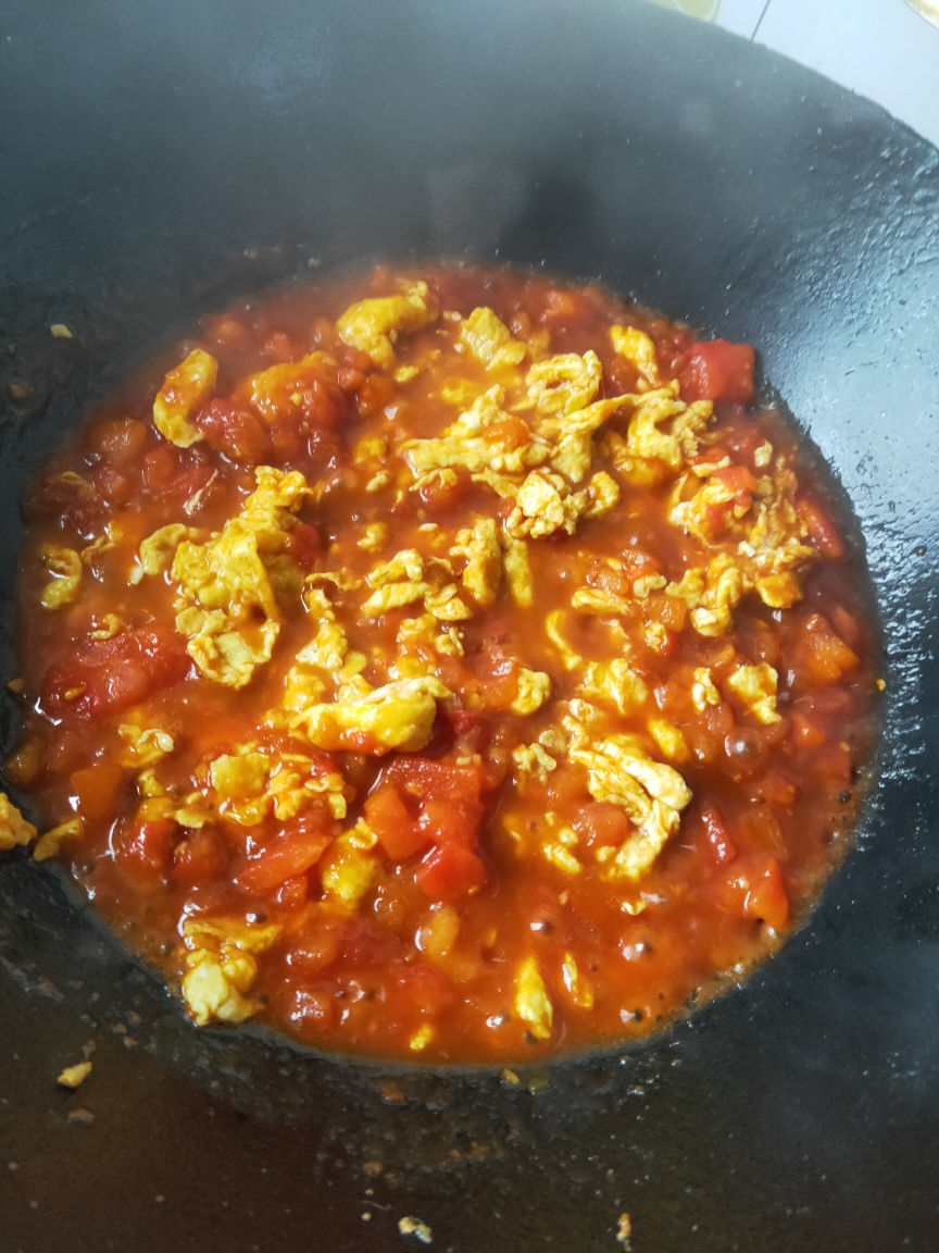 全家最爱西红柿鸡蛋汤面的做法 步骤9