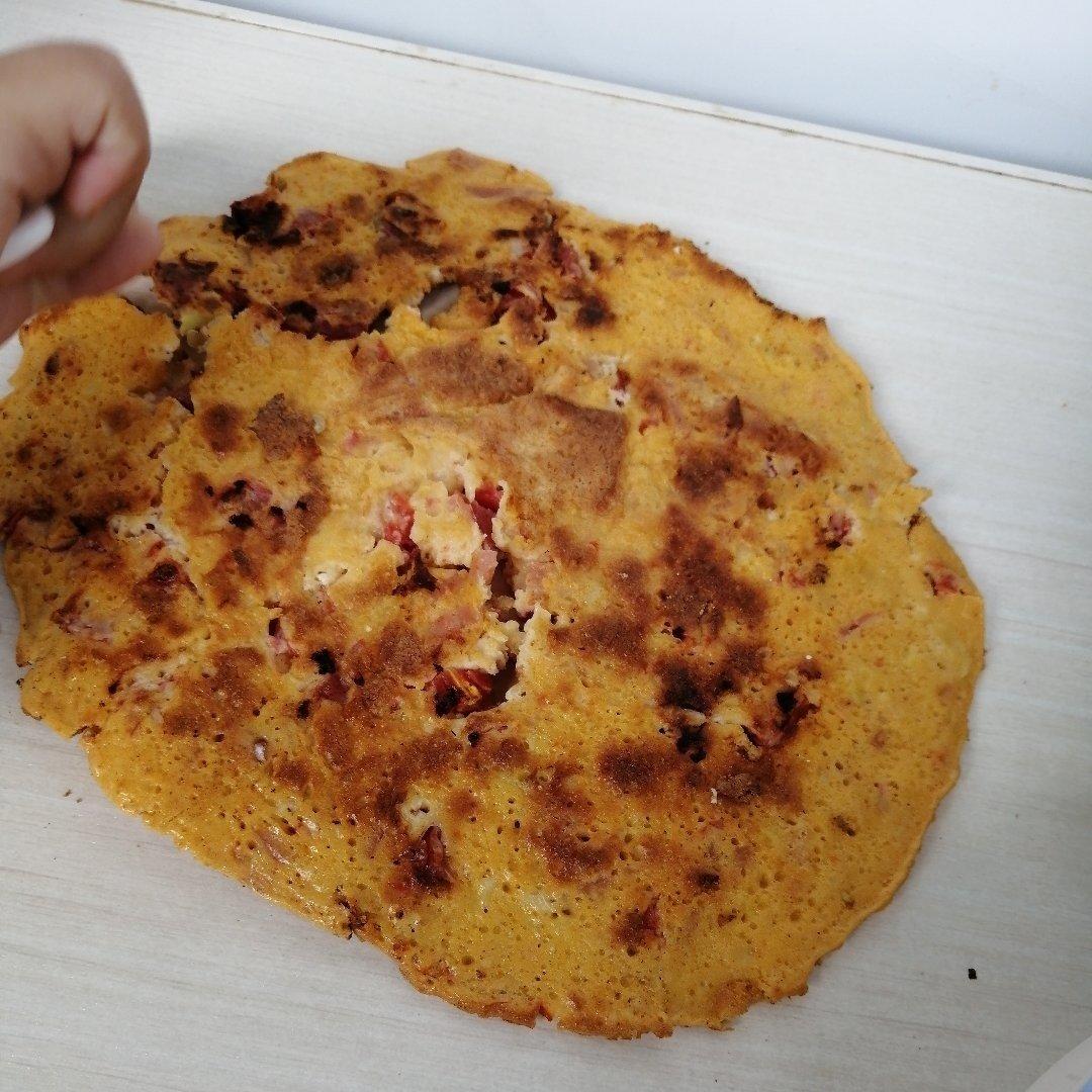 松软香嫩的西红柿鸡蛋饼