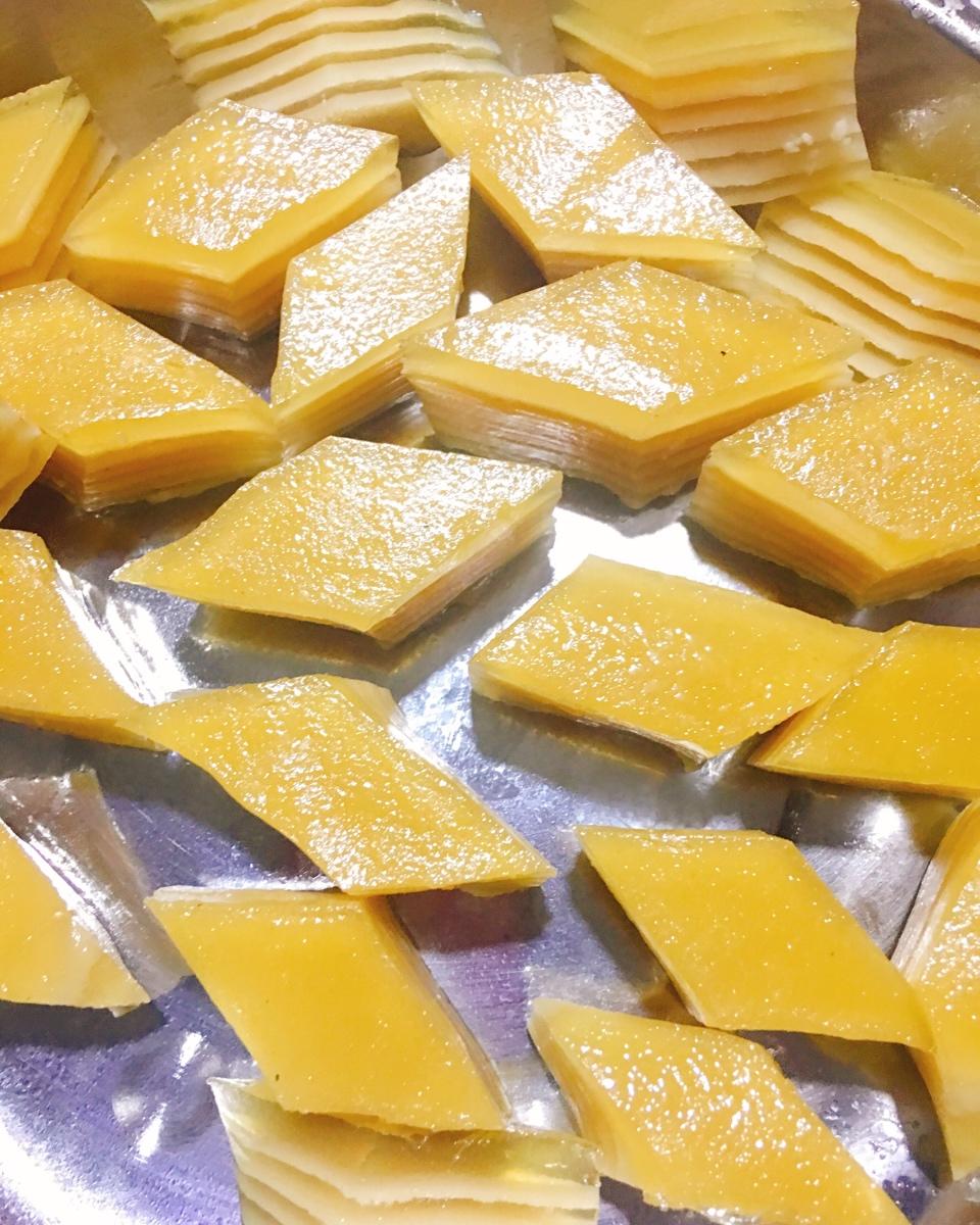 美味的“马蹄千层糕”（椰奶南瓜味）